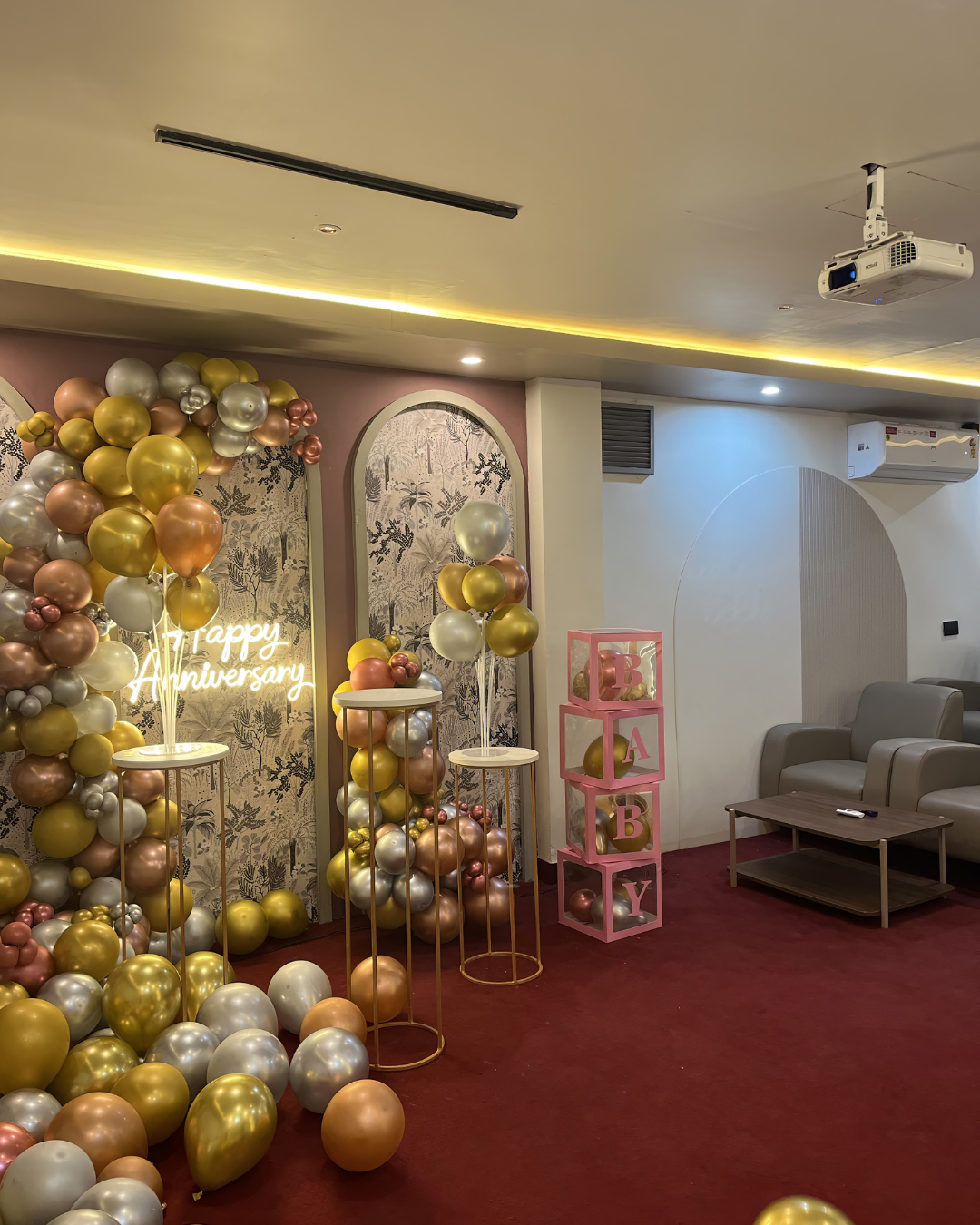 Decorated Memoliya Theatre Lounge